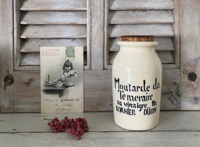 Moutarde du Temeraire originele pot met kurk, Antiek en Kunst, Ophalen of Verzenden