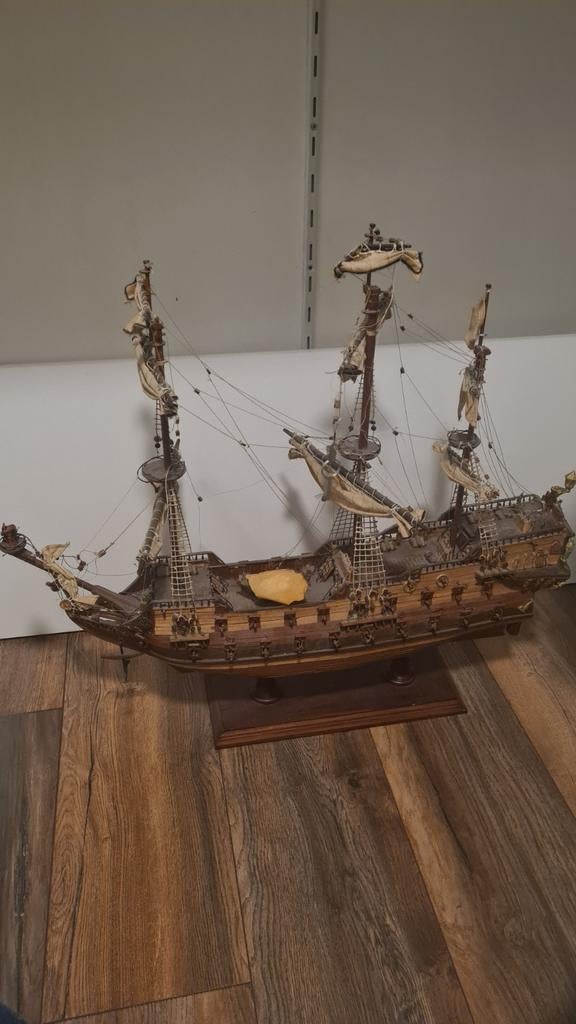 Houten modelschip, Ophalen, Gebruikt