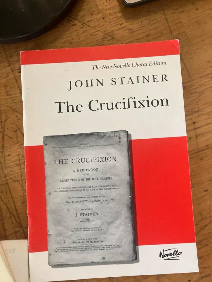 John Stainer - The Crucifixion (Nieuwe Novello Kooruitgave), Boeken, Muziek, Gelezen, Genre of Stijl, Ophalen of Verzenden