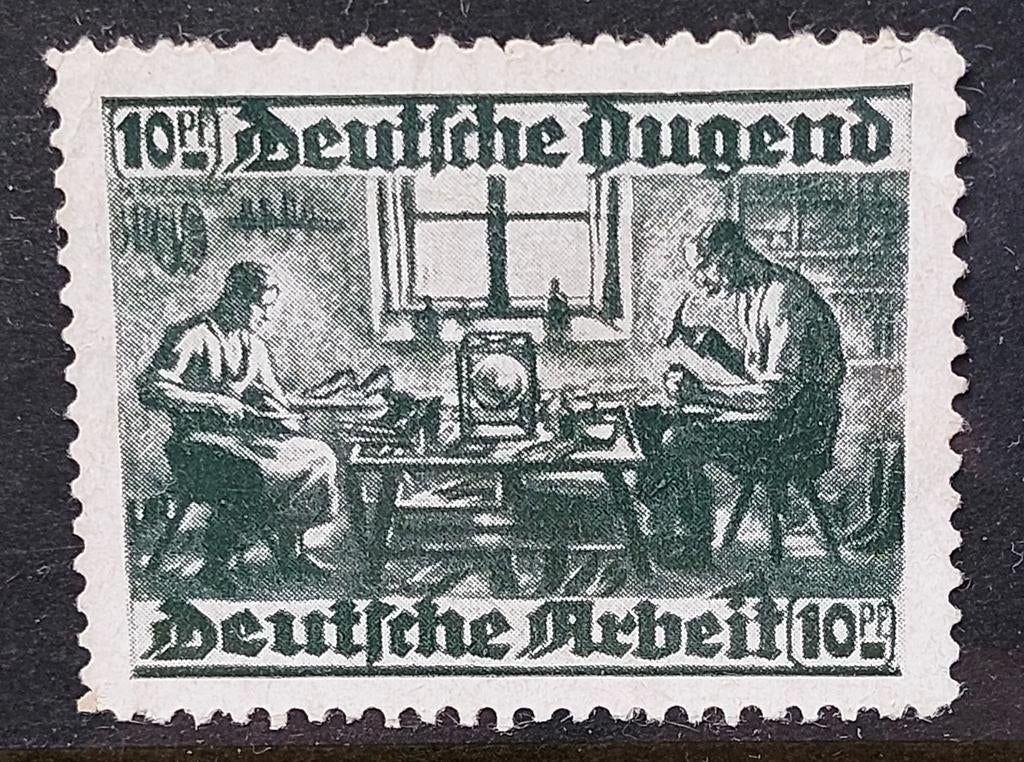 Duitsland cinderella Deutsche Jugend Deutsche Arbeit, Postzegels en Munten, Ophalen of Verzenden, Overige periodes