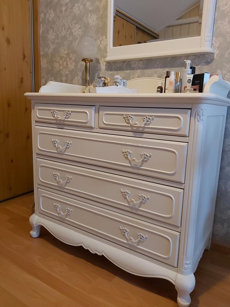 Comode kleur wit werkbladhoogte90cmdiepte60cm breedte100cm, Ophalen of Verzenden