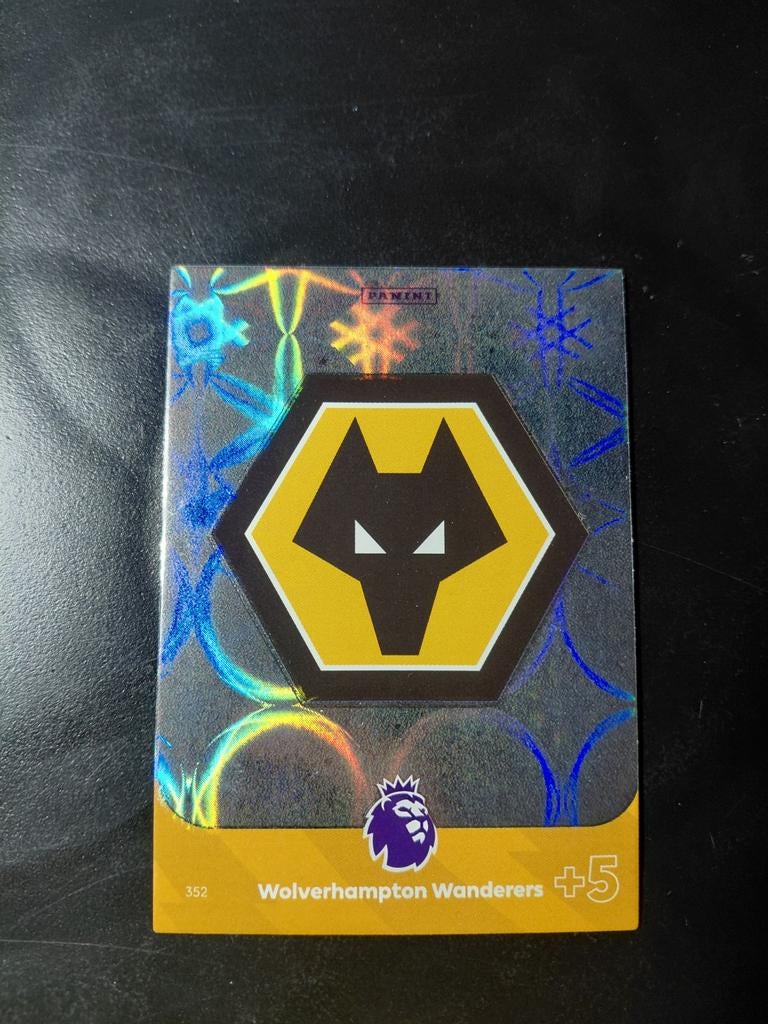 Wolverhamoton logo (panini premier league) 2024, Verzamelen, Sportartikelen en Voetbal, Ophalen of Verzenden, Nieuw, Buitenlandse clubs