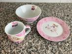 Leuk Barbie servies set: bord, kom en mok, Ophalen, Keramiek, Nieuw, Overige stijlen