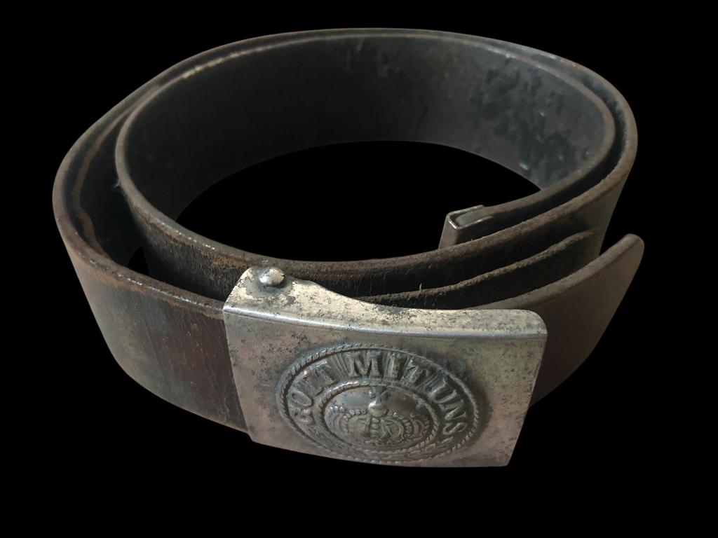 Duitse WW1 koppelslot+riem, Ophalen of Verzenden, Landmacht, Duitsland, Kleding of Schoenen