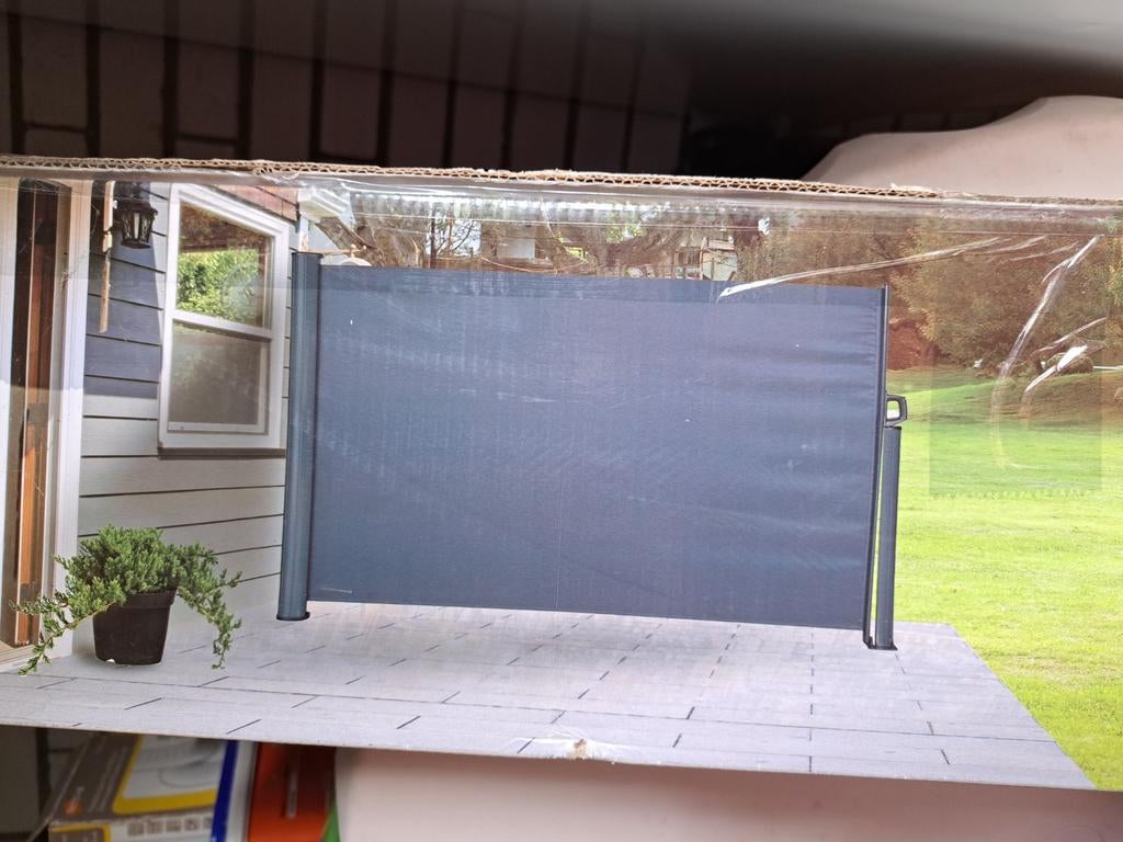 Zijscherm voor terras of tuin, 300x160cm, Ophalen, 200 cm of meer, 150 tot 200 cm, Nieuw