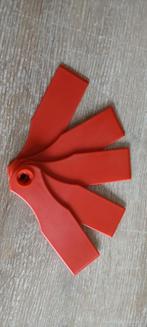 2 setjes van 5 plastic croma gourmet spatels rood, Ophalen of Verzenden, Zo goed als nieuw, 4 t/m 7 personen