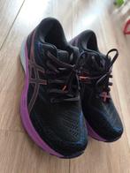 ASICS hardloopschoenen zwart/paars nieuw maat 42, Kleding | Dames, Ophalen of Verzenden, Zo goed als nieuw, ASICS, Sportschoenen