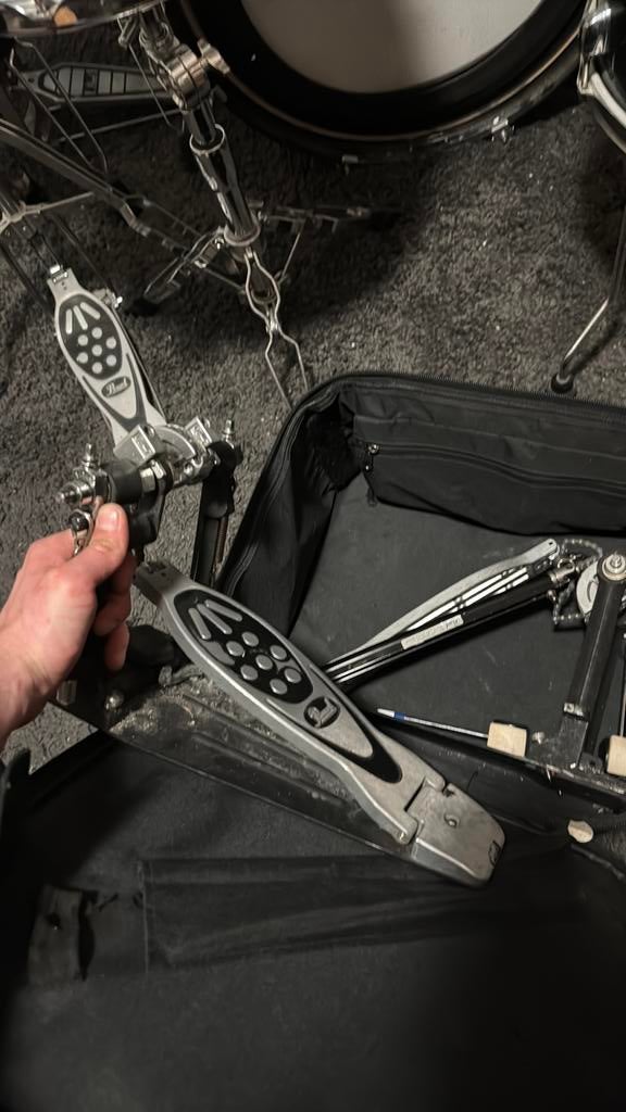 Pearl p120 double bass pedals, Ophalen of Verzenden, Gebruikt