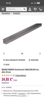 Hoekprofielen koof hoekelement XPS 2600x150x150 mm, Gebruikt, Hugo, Hardschuim (Pir), Minder dan 5 m²