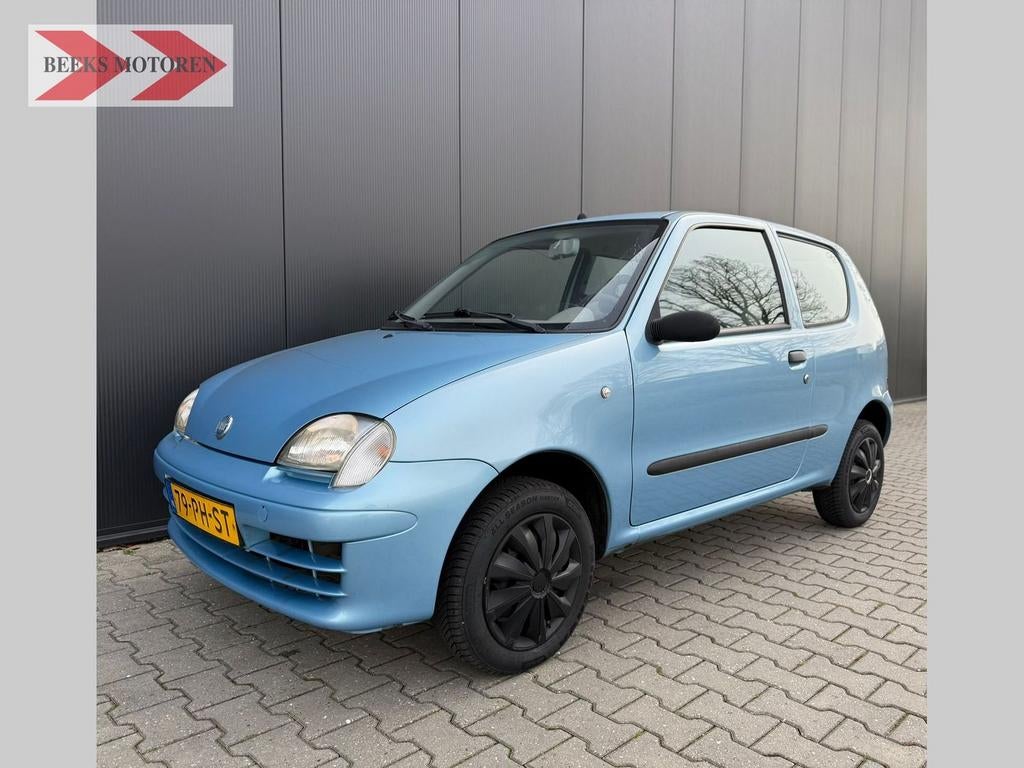 LEUKE FIAT SEICENTO 1.1 2004 NAP, Nwe APK, Riem vv, Voorwielaandrijving, Stof, 4 cilinders, Blauw