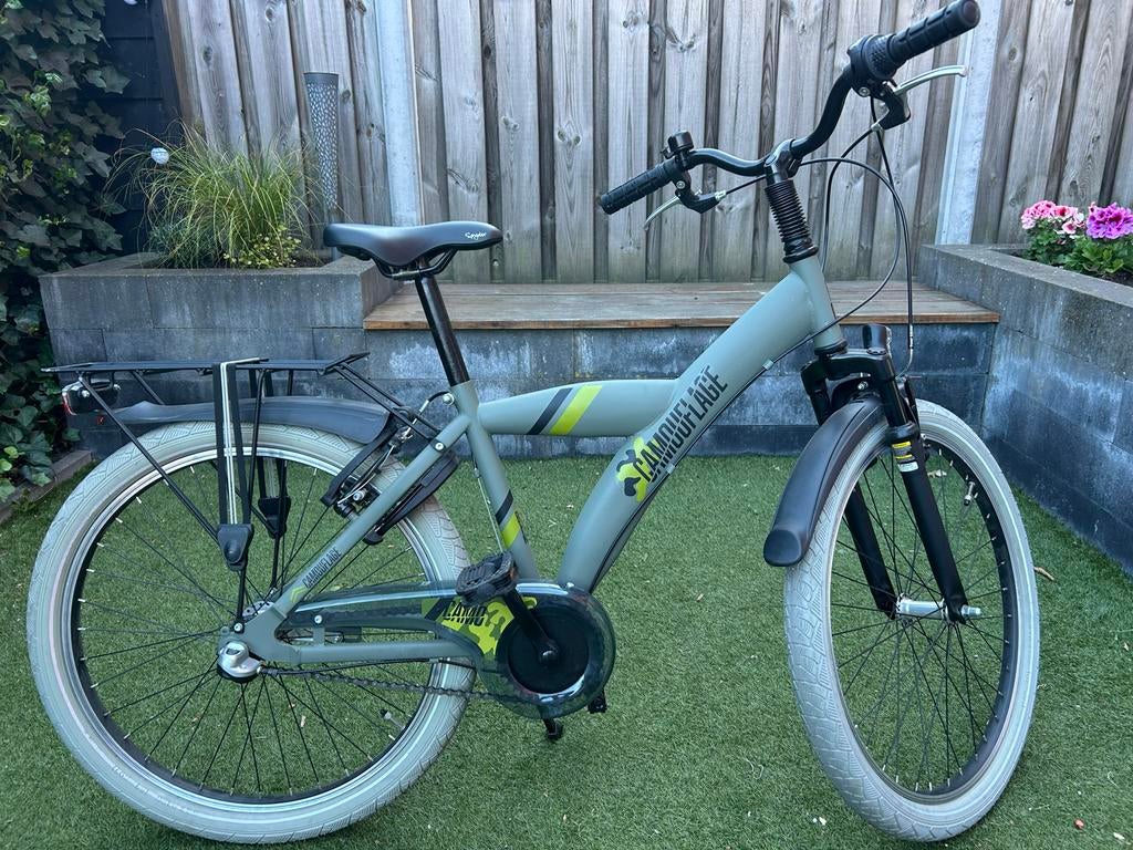 Batavus Camouflage 24 inch jongensfiets - Z.G.A.N., Ophalen, Zo goed als nieuw
