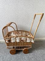 Rotan poppenwagen, Ophalen, Gebruikt, Jongen of Meisje