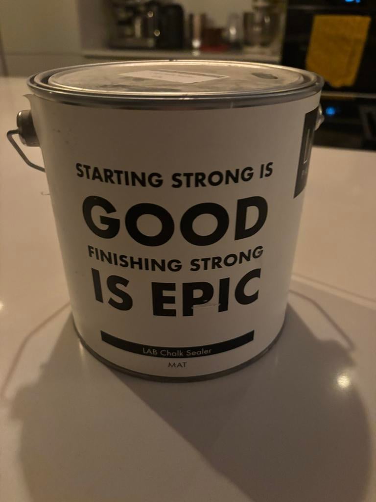 NIEUW - LAB Chalk Sealer 2,5L, Overige kleuren, Nieuw, Ophalen of Verzenden, Verf