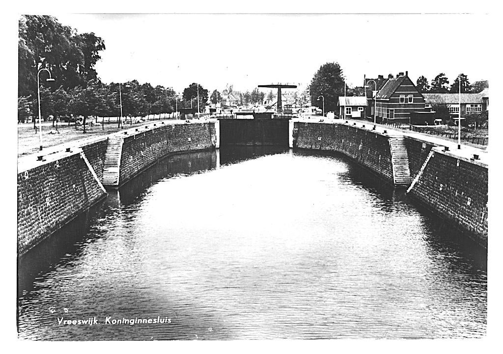 948203 Vreeswijk 72 Koninginnesluis zegel Olympische Spelen, Ophalen of Verzenden, 1960 tot 1980, Gelopen, Utrecht