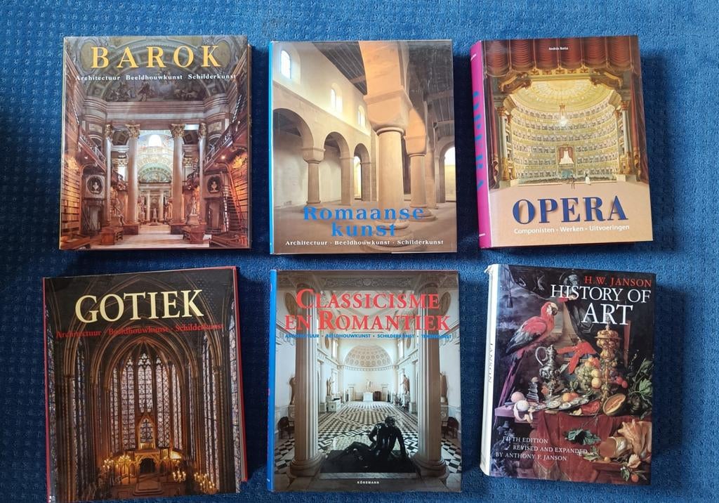 Kunstgeschiedenis Boeken Collectie - 6 Delen, Ophalen of Verzenden, Zo goed als nieuw, Overige onderwerpen, Diverse auteurs