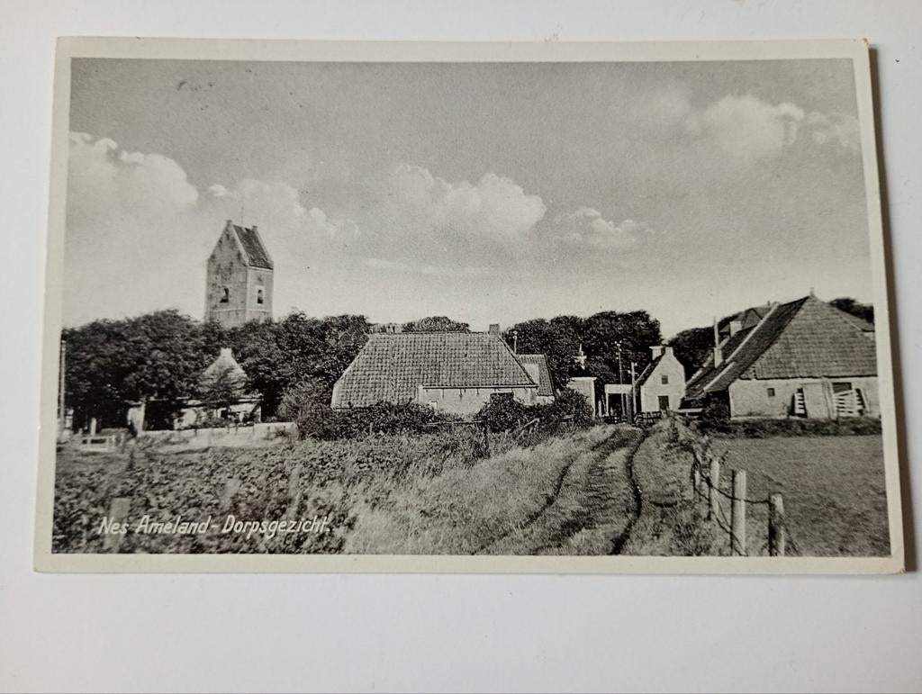 Ameland Nes 1938, Ophalen of Verzenden, 1920 tot 1940, Gelopen, Waddeneilanden