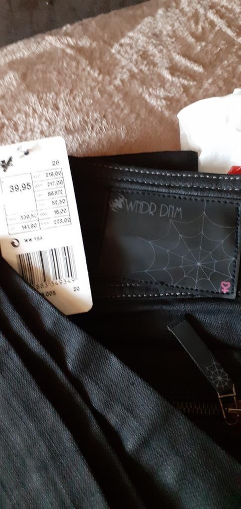 Dames jeans broek zwart maat 26 nieuw, Zwart, Nieuw, Ophalen of Verzenden, Coolcat