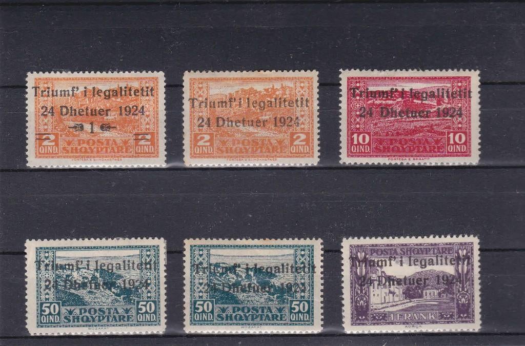 55. Albanie 1925, Ophalen of Verzenden, Overige landen, Postfris
