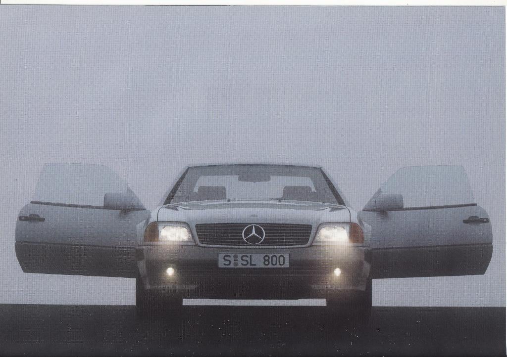 De nieuwe Mercedes SL, R129, februari 1991, Ophalen of Verzenden, Zo goed als nieuw, Mercedes
