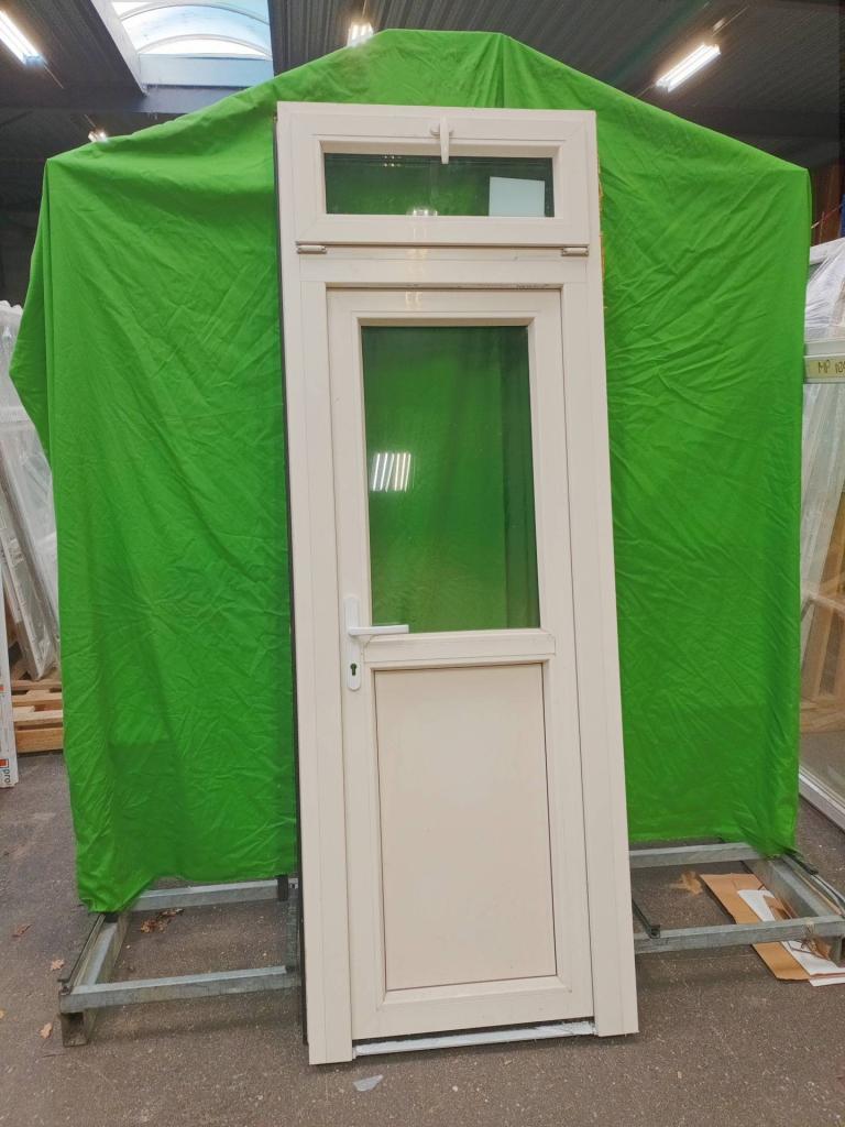 Kunststof Buitendeur  b88 x h245 cm -2069-, Niet ingevuld, Kunststof, Gebruikt, 80 tot 100 cm