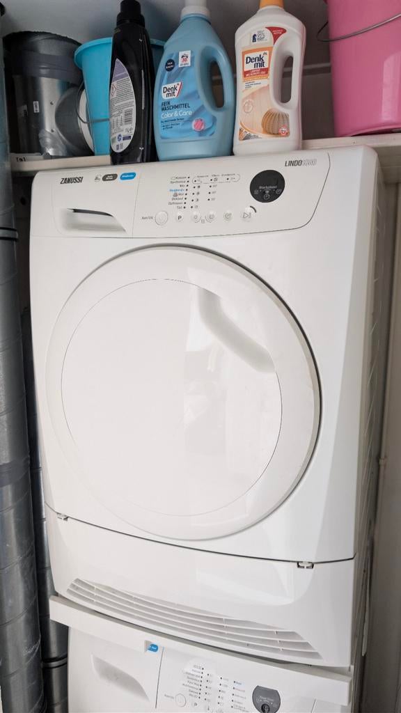 Zanussi Lindo 1000 condensdroger, Witgoed en Apparatuur, Wasdrogers, 6 tot 8 kg, Ophalen, Condens, 85 tot 90 cm