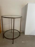 Bijzettafel, Huis en Inrichting, Tafels | Bijzettafels, 45 tot 60 cm, Minder dan 55 cm, Rond, Ophalen of Verzenden