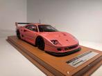Ferrari f40 LM 1996 pink 60 pcs tecnomodel 1.18, Overige merken, Ophalen of Verzenden, A, A