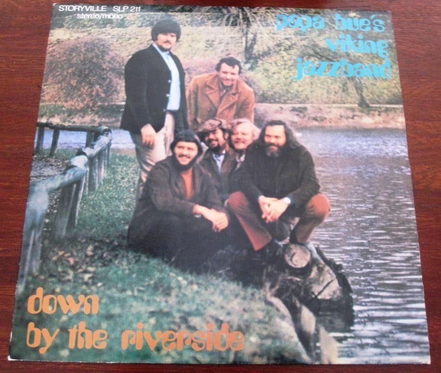 Papa Blue's Viking jazzband - Down by the riverside, Ophalen of Verzenden, Gebruikt, 12 inch, Jazz