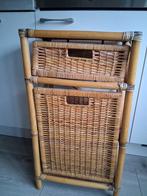 Bamboe kastje met 1la en 1 mand, Ophalen, Gebruikt