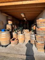 Wijnvaten regenton te koop 225 liter, Ophalen, 150 liter of meer, Zo goed als nieuw, Met pomp