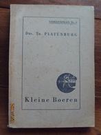 boek Kleine Boeren in Nederland -Verkenningen nr 9 vn 1942,, Ophalen of Verzenden, Beta, Gelezen, HBO