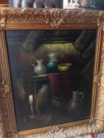 Oud stilleven schilderij in sierlijke lijst, Antiek en Kunst, Kunst | Schilderijen | Klassiek, Ophalen