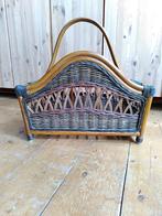 Vintage Rotan Lectuurbak Krantenbak, Ophalen of Verzenden, Gebruikt
