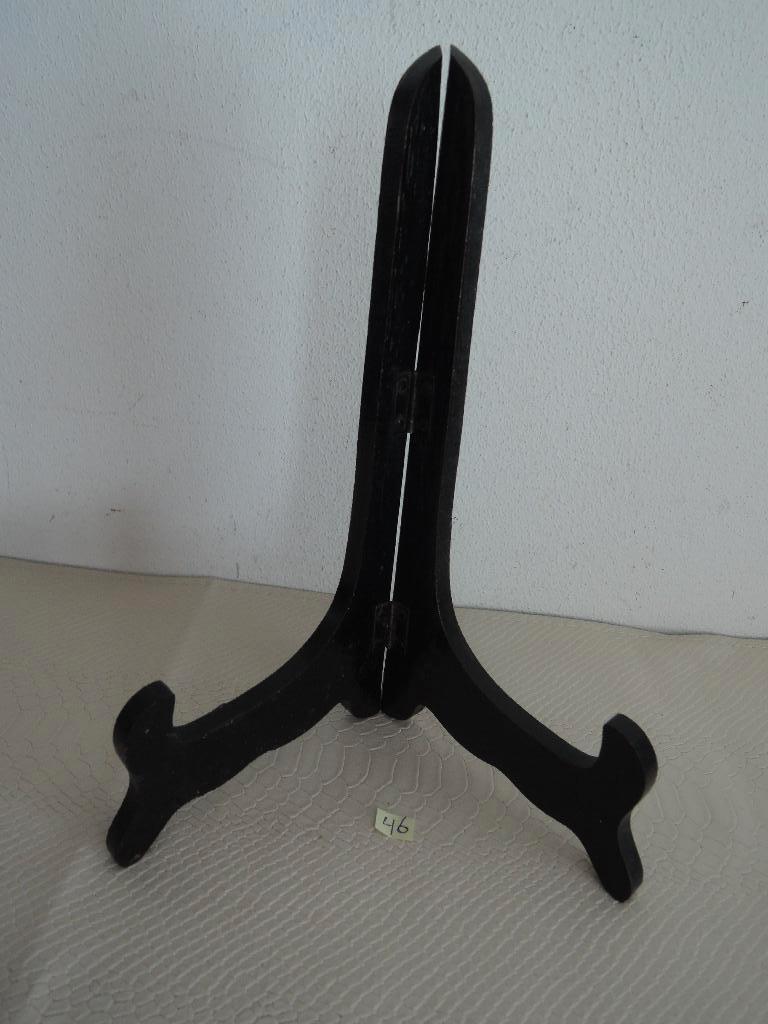 Grote houten bordenstandaard (46), Antiek en Kunst, Curiosa en Brocante, Ophalen of Verzenden