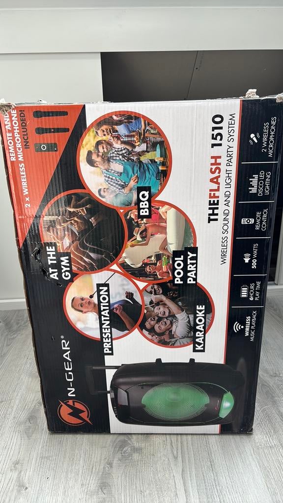 N-GEAR THE FLASH 1510, Ophalen of Verzenden, Minder dan 60 watt, Overige typen, Overige merken