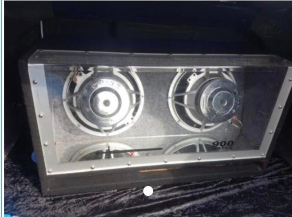 900 watt Subwoofer incl versterker van Xcaliber, Auto diversen, Autospeakers, Ophalen