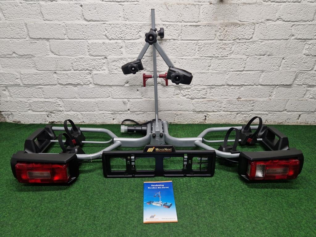 ZGAN MovaNext M2 Verto fietsendrager inklapbaar, Auto diversen, Elektrische fiets, Ophalen of Verzenden, 2 fietsen, Trekhaakdrager