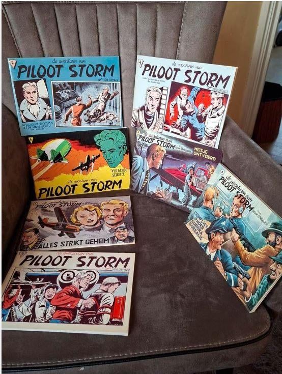 Piloot Storm Stripboeken Collectie, Boeken, Stripboeken, Meerdere stripboeken, Ophalen of Verzenden, Gelezen