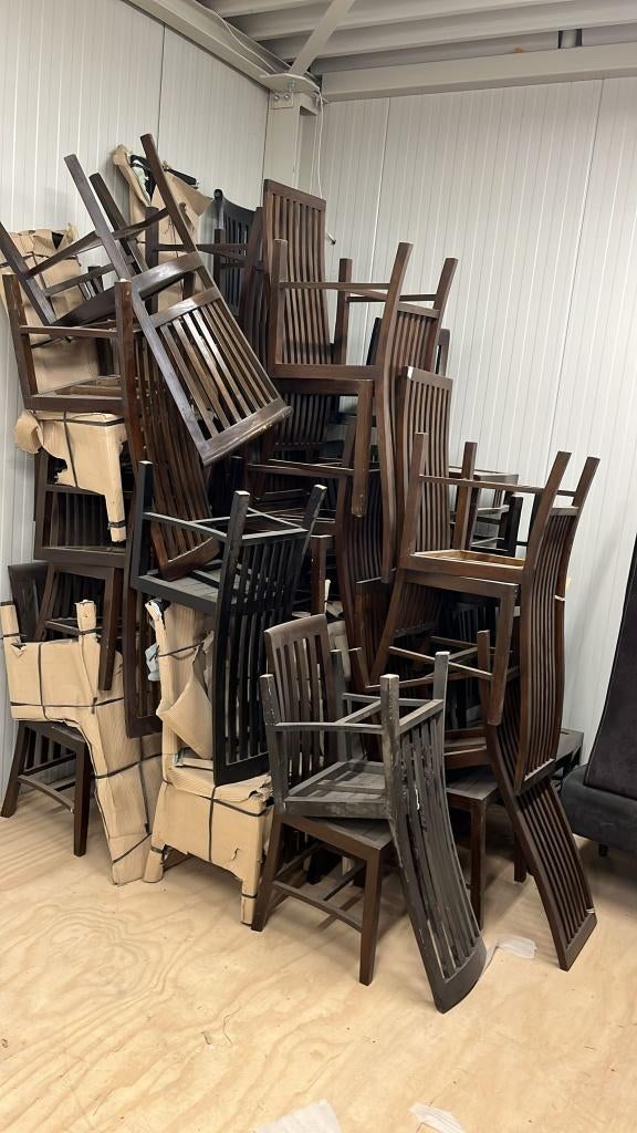Partij houten stoelen, Zakelijke goederen, Partijgoederen en Retail | Partijgoederen, Ophalen, Huis en Inrichting