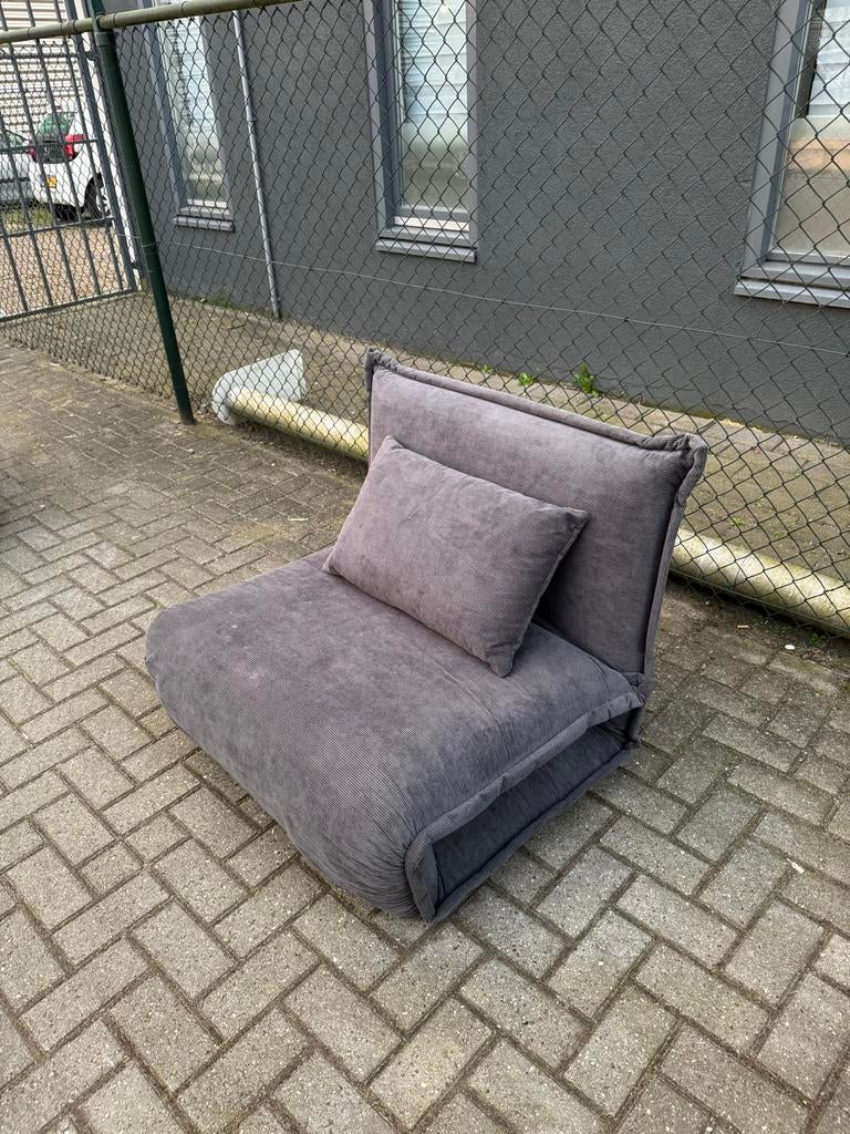 Design slaapstoel, Huis en Inrichting, Slaapkamer | Slaapbanken, Ophalen, Eenpersoons, Zo goed als nieuw, Overige maten