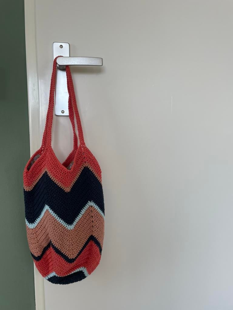 Tof tasje met prachtige binnenvoering :), Ophalen of Verzenden, Zo goed als nieuw