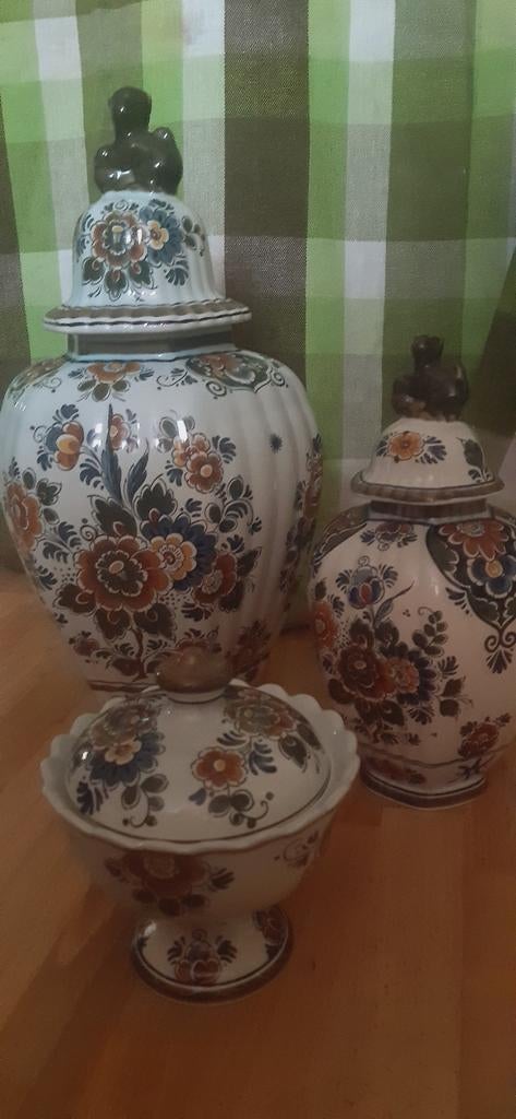 heel gaaf Delfts Polychroom Kaststel Holland Handwerk, Ophalen of Verzenden