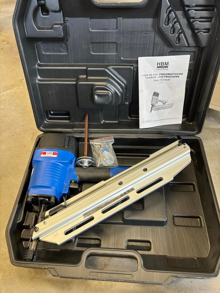 HBM 90 mm Pneumatische Tacker - Nietmachine, Ophalen, Nieuw