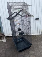 Hoge vogelkooi voor kleine vogels, Dieren en Toebehoren, Vogels | Hokken en Kooien, Ophalen, Gebruikt, Metaal, Vogelkooi