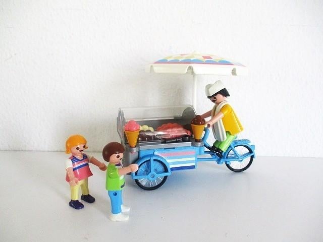 playmobil ijskar 3244 met kindjes, Ophalen of Verzenden, Gebruikt, Complete set