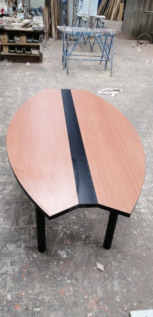 Tafel design, Huis en Inrichting, Tafels | Eettafels, Ophalen of Verzenden, Rechthoekig, 200 cm of meer, 50 tot 100 cm