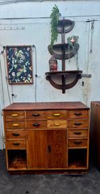 Houten toonbank / Keukeneiland met lades en deuren, Ophalen, Gebruikt, Onbekend@voorbeeld.com, 150 tot 200 cm