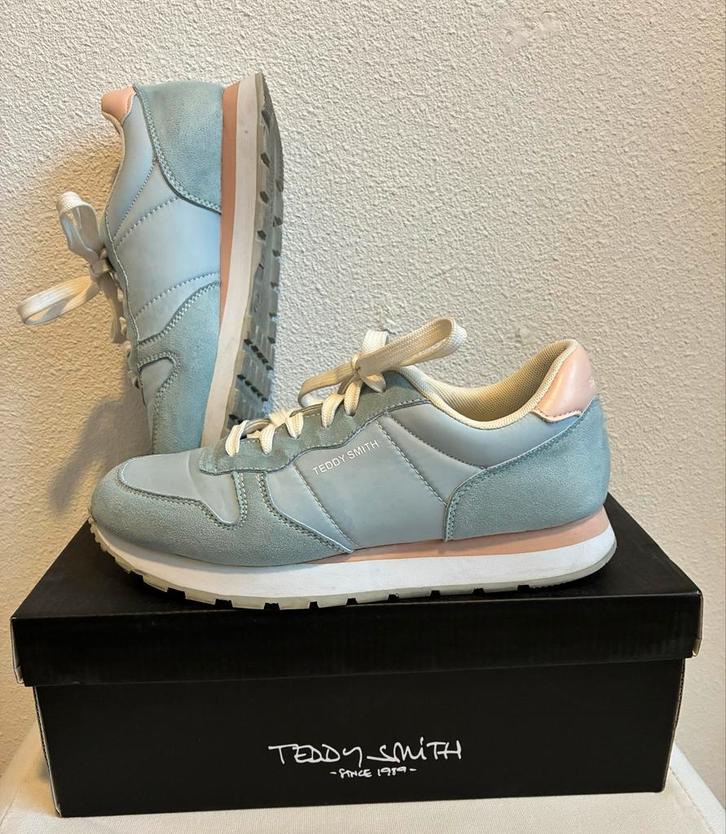 Teddy Smith Sneakers - 38 - Zo goed als nieuw, Kleding | Dames, Schoenen, Zo goed als nieuw, Sneakers of Gympen, Blauw, Ophalen of Verzenden