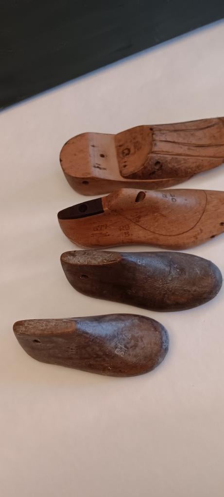 Set van 4 houten schoenleesten, Ophalen of Verzenden