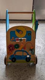 Gratis: Houten loopwagen / activiteitenwagen, Kinderen en Baby's, Speelgoed | Babyspeelgoed, Ophalen, Gebruikt, Overige typen